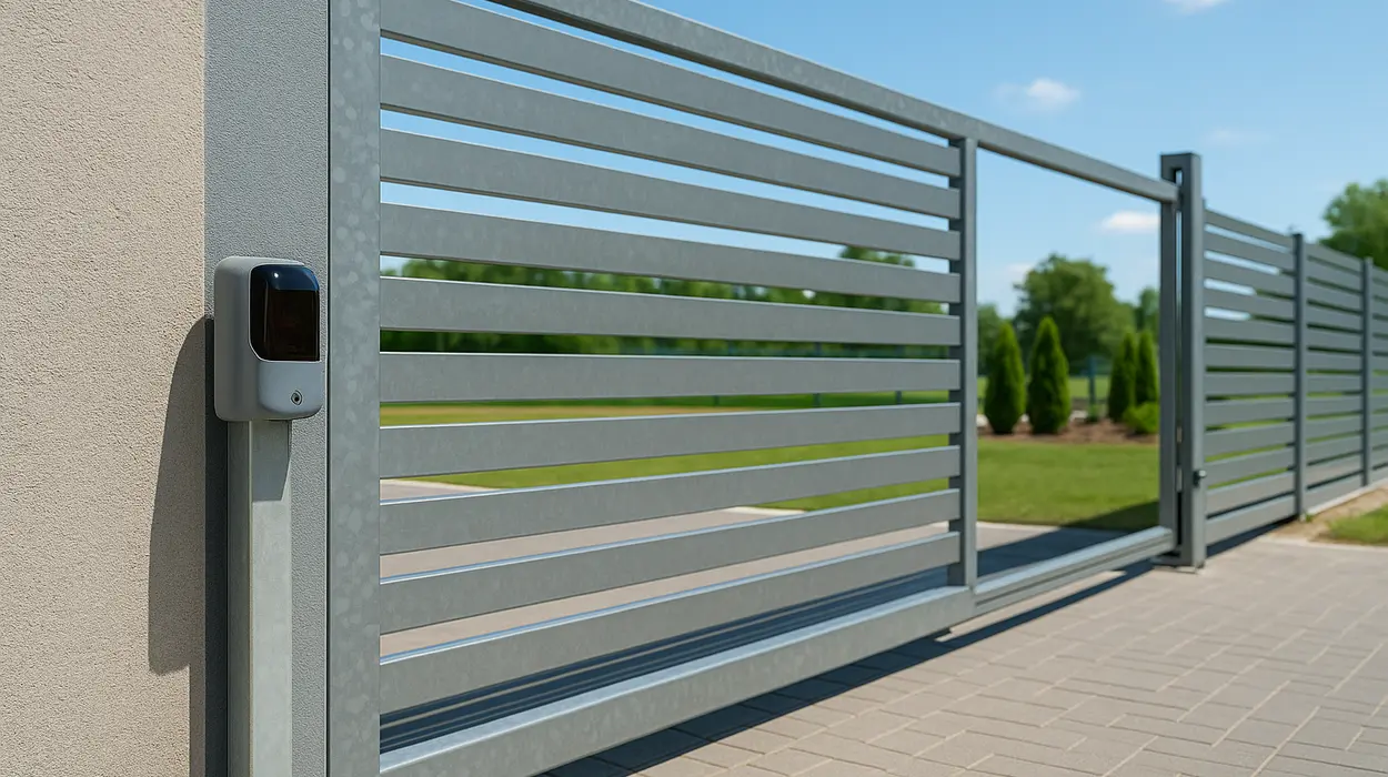 a galvanized metal fence from Dallas Fence Company in Dallas, TX - aluminum fence contractors