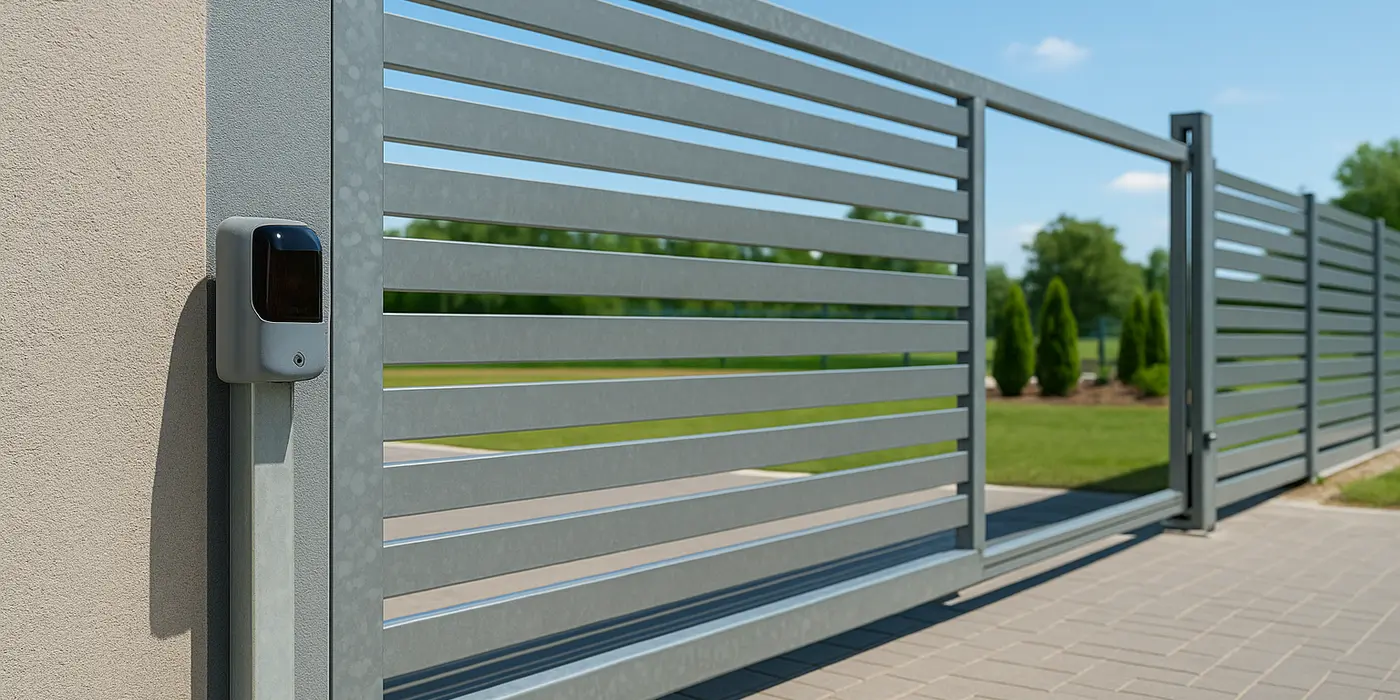 a galvanized metal fence from Dallas Fence Company in Dallas, TX - aluminum fence contractors