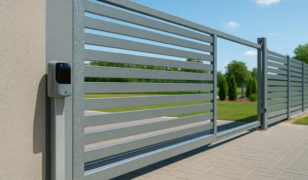 a galvanized metal fence from Dallas Fence Company in Dallas, TX - aluminum fence contractors