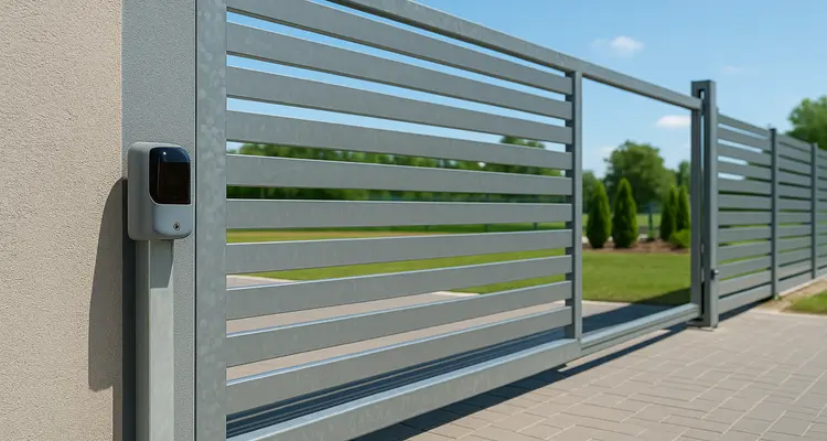 a galvanized metal fence from Dallas Fence Company in Dallas, TX - aluminum fence contractors