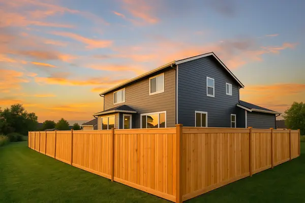 a house featuring a wooden fence from the outside view from Dallas Fence Company in Dallas, TX - dallas fence installation a house featuring a wooden fence from the outside view from Dallas Fence Company in Dallas, TX - dallas fence installation